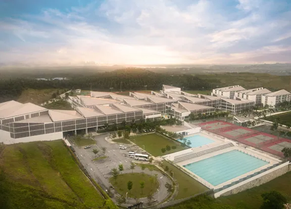 Raffles American School 공식 학교 캠퍼스 건물 전경