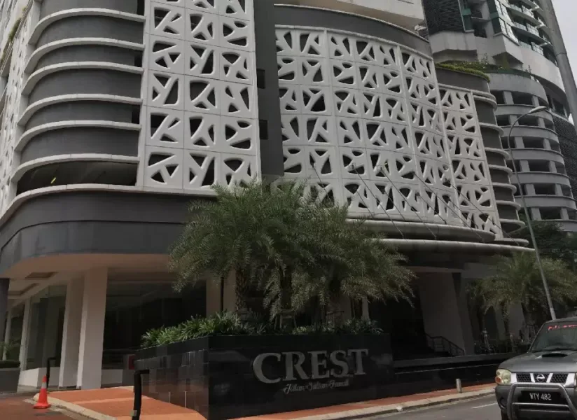 ELS Kuala Lumpur 안내 숙소 Crest Residence 건물