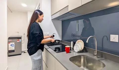 UOW Malaysia Penang 학생숙소 공용주방