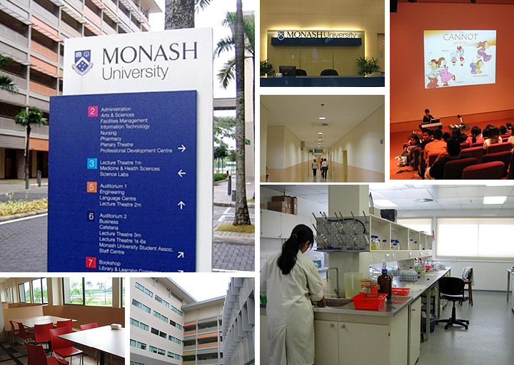 Monash University Malaysia 캠퍼스 및 시설